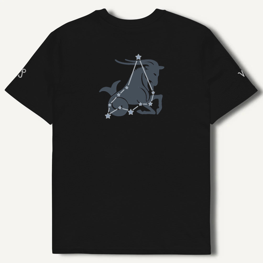 Maglietta No limits Capricorno unisex ricamata