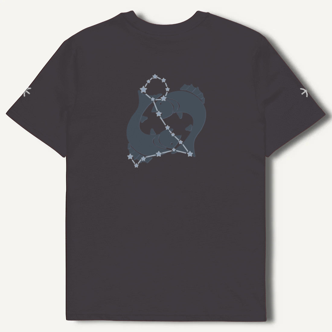 Maglietta Lost in Thoughts Pesci unisex ricamata